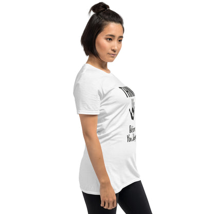 Short-Sleeve Unisex T-Shirt- Think before you judge