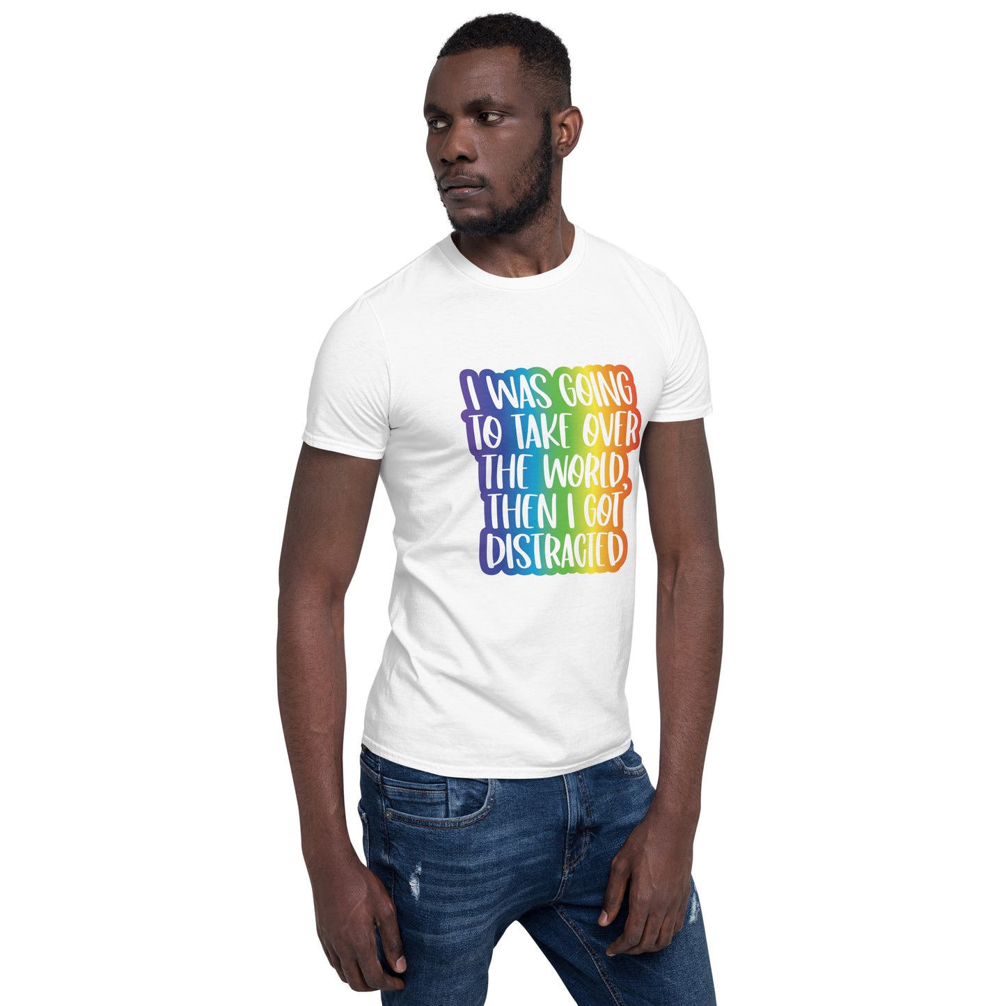 Short-Sleeve Unisex T-Shirt- ADHD- Take Over The World