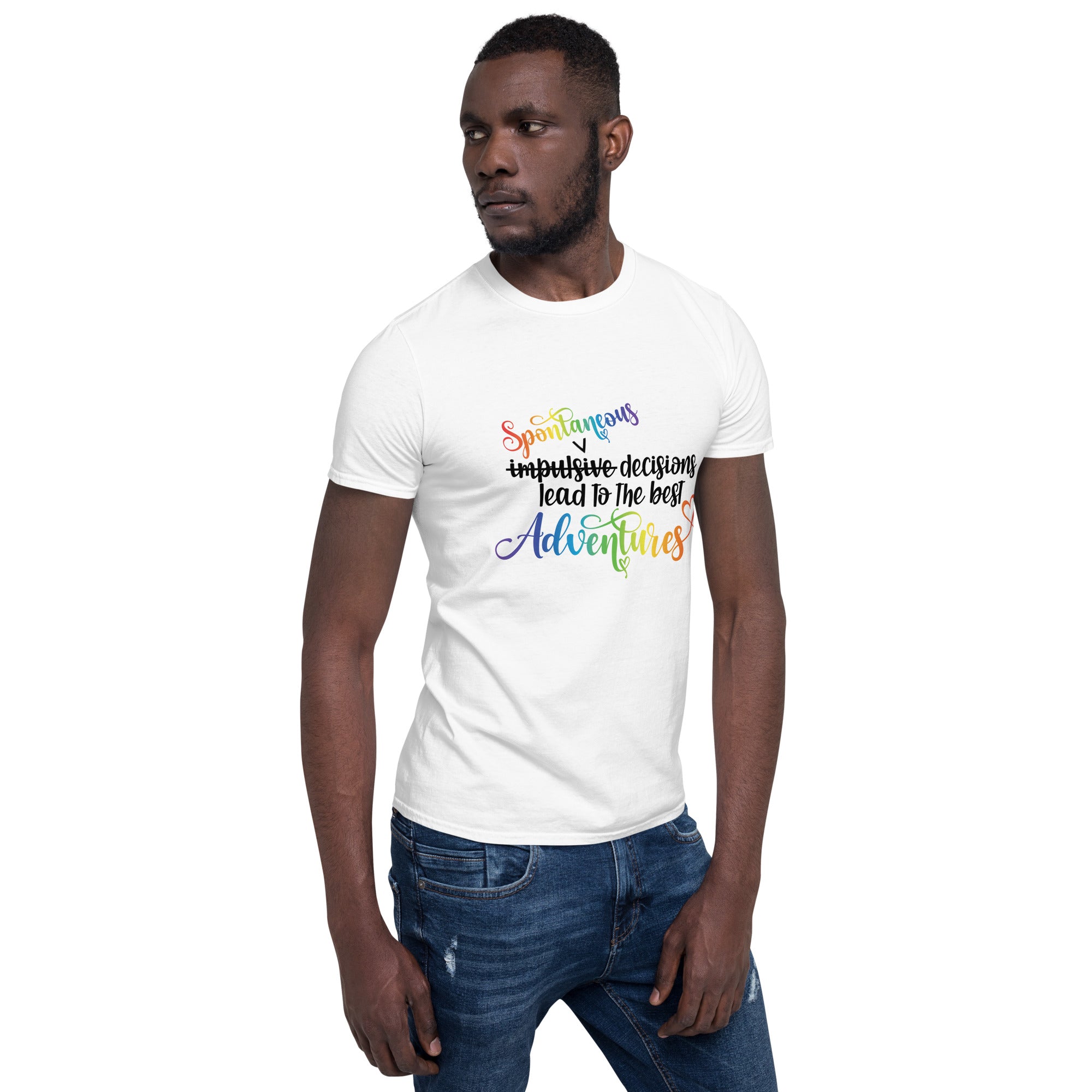 Short-Sleeve Unisex T-Shirt- ADHD- Spontaneous Adventures