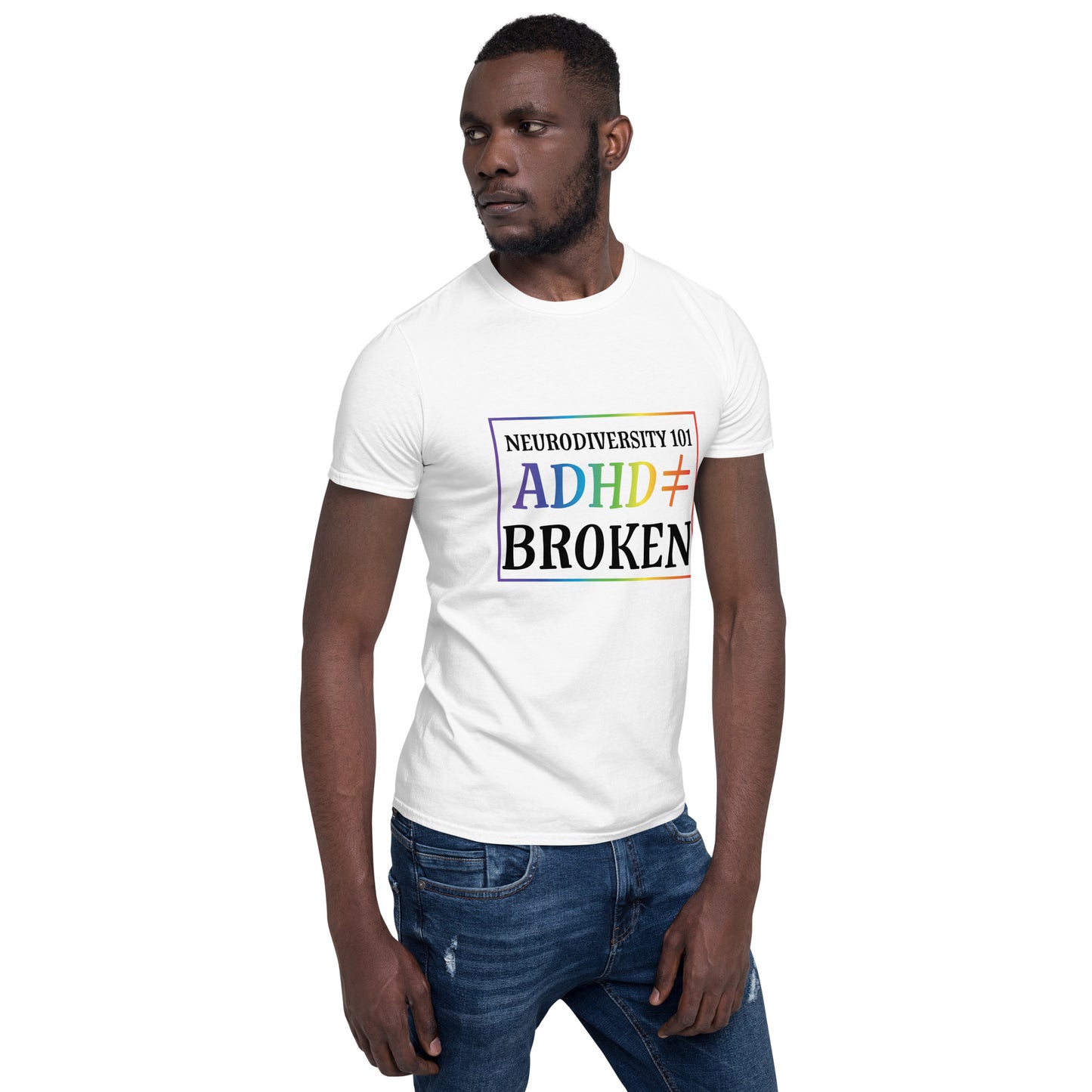 Short-Sleeve Unisex T-Shirt- ADHD- Neurodiversity 101