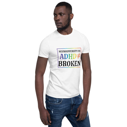 Short-Sleeve Unisex T-Shirt- ADHD- Neurodiversity 101