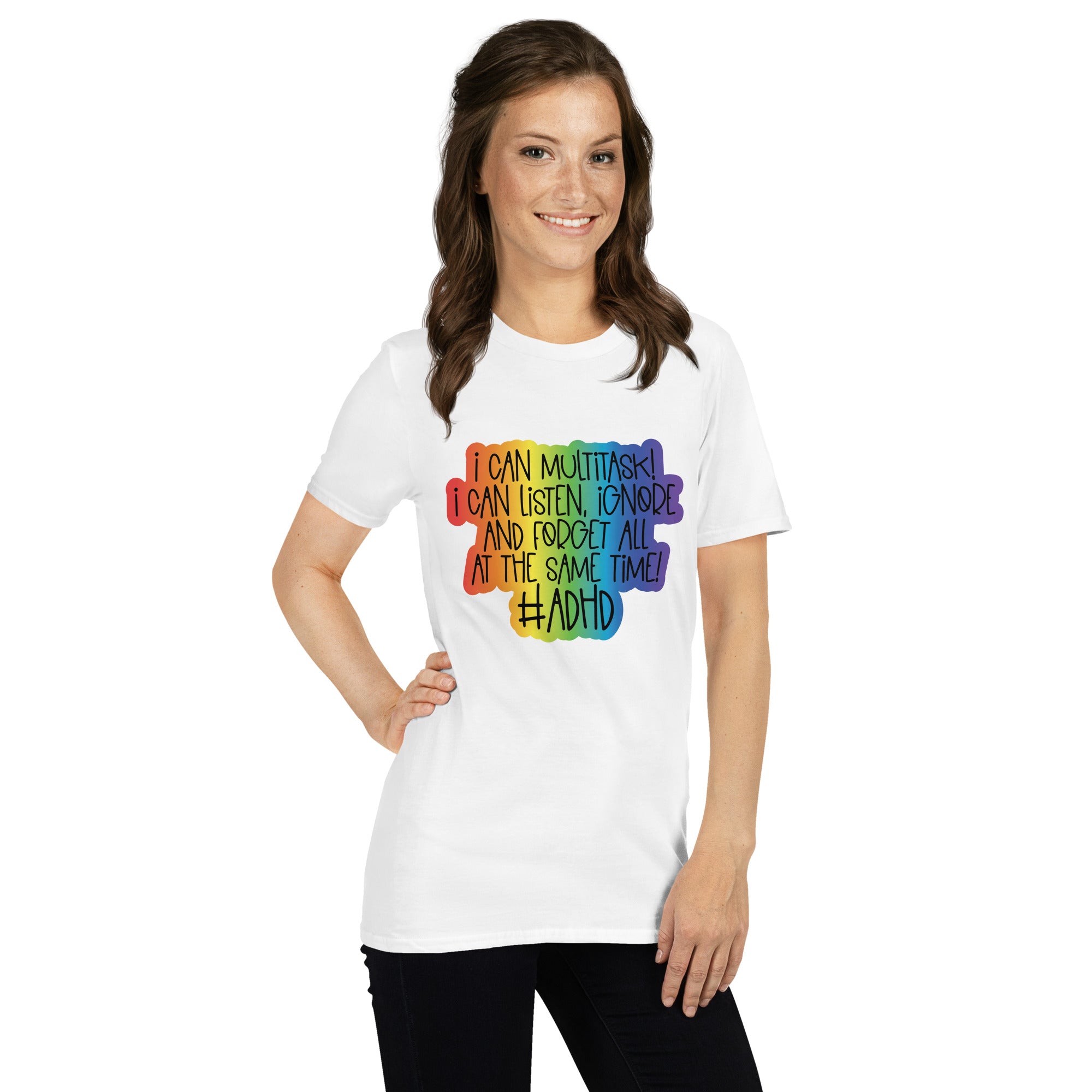 Short-Sleeve Unisex T-Shirt- ADHD- Multitask ADHD