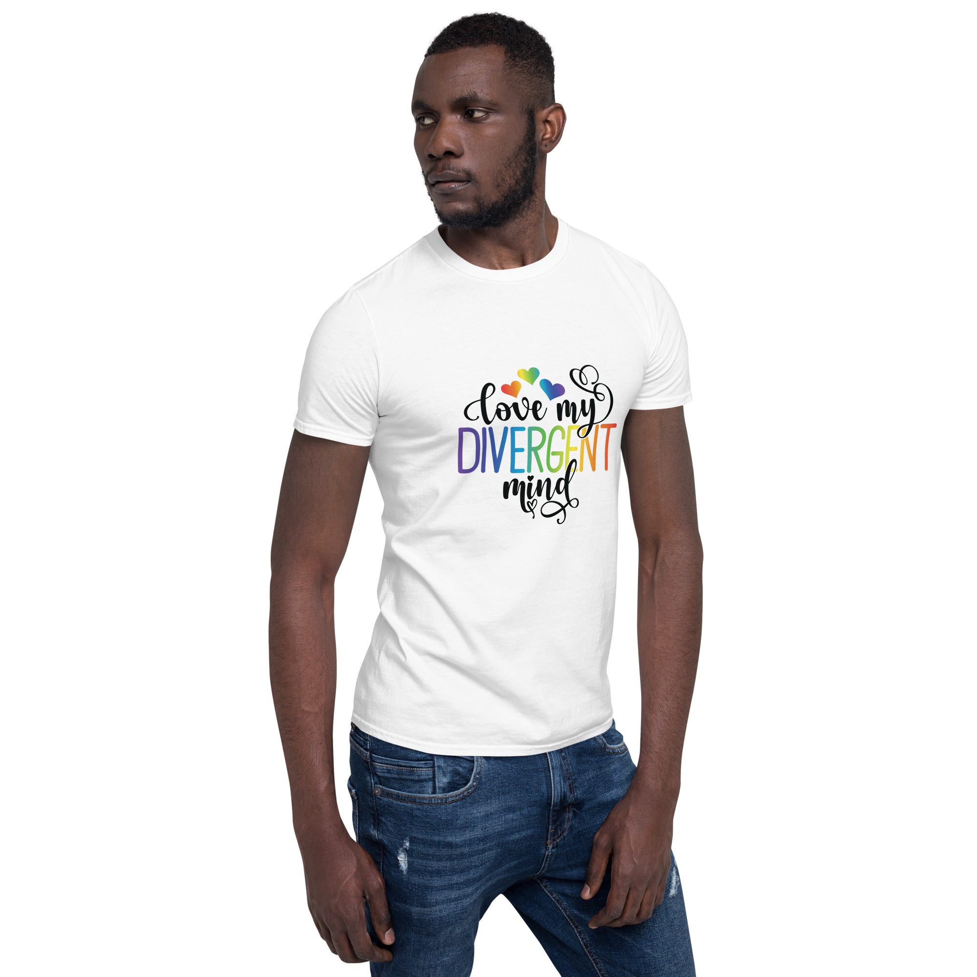 Short-Sleeve Unisex T-Shirt- ADHD- Love My Divergent Mind