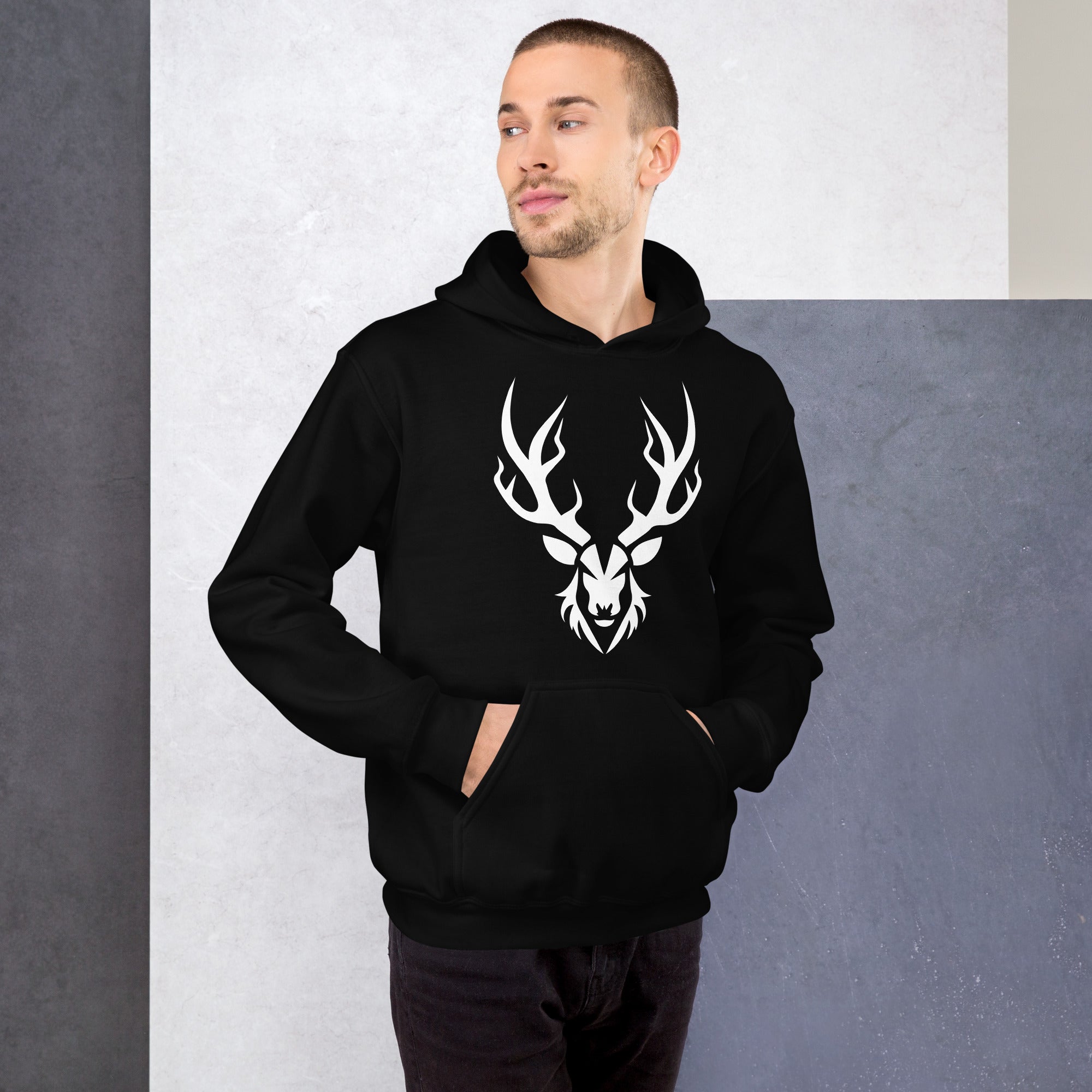 Unisex Hoodie- Antler Type 04