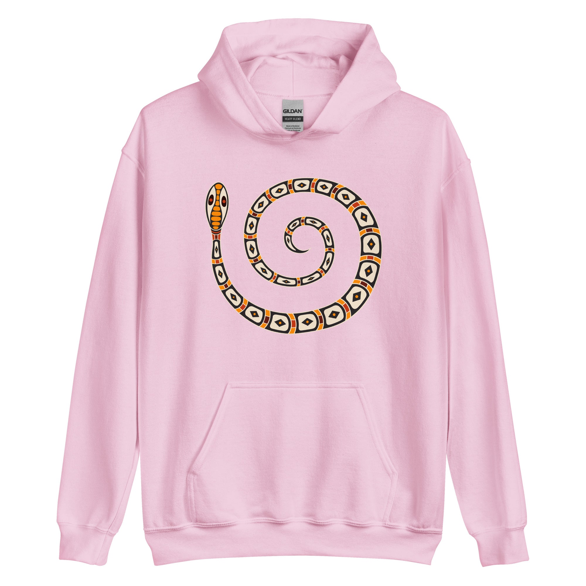 Unisex Hoodie- Australian Tribal Figure Snake