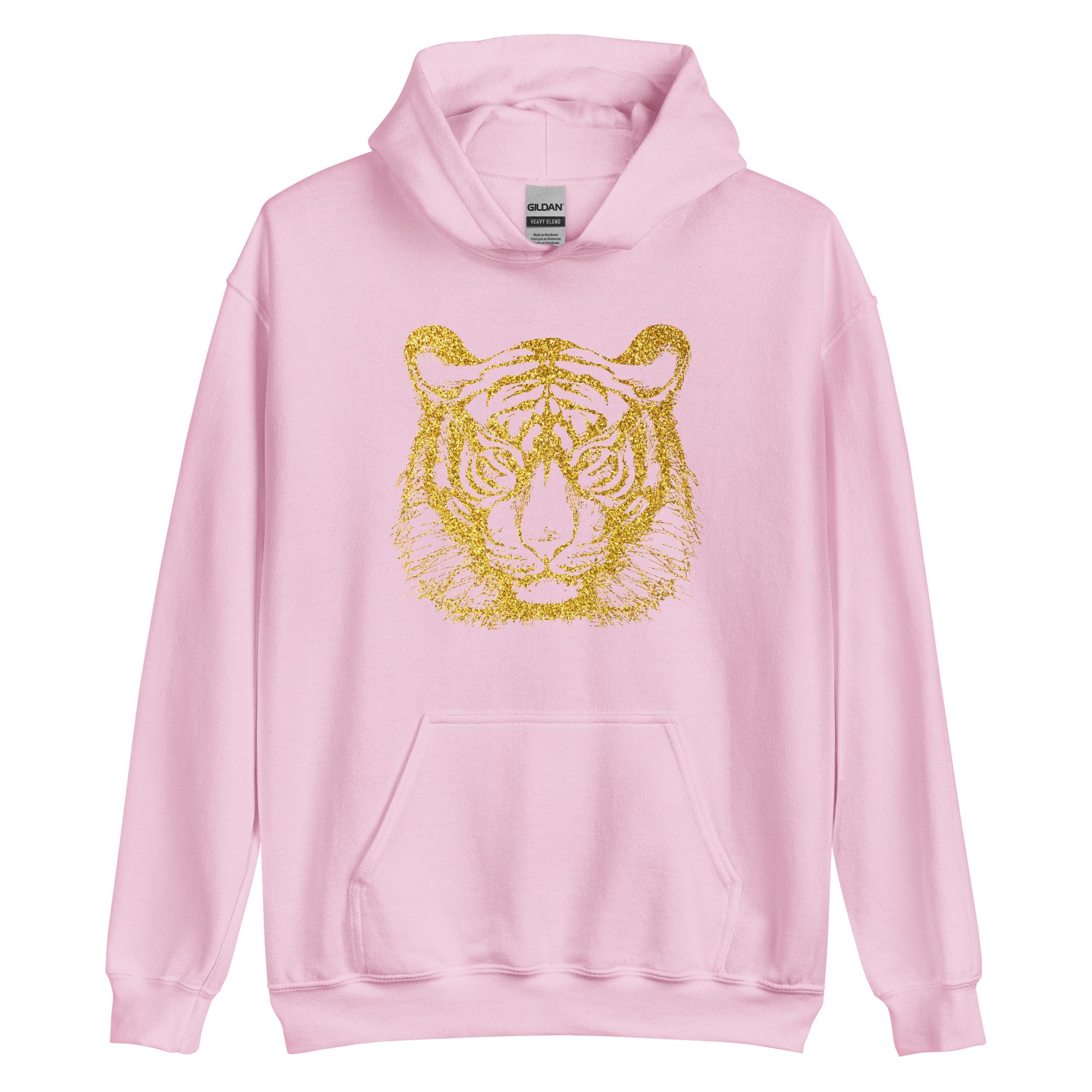 Unisex Hoodie- Tiger Gold Print