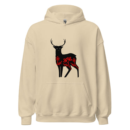 Unisex Hoodie- Reindeer