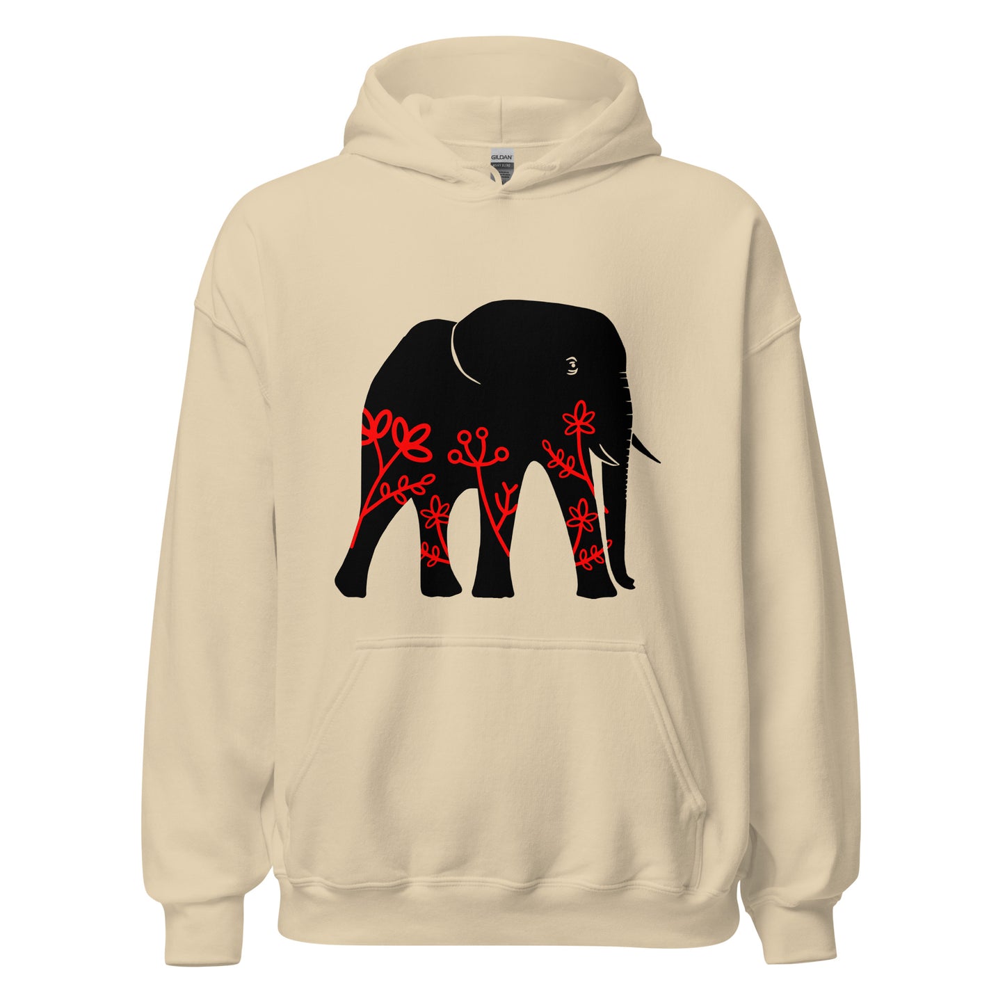 Unisex Hoodie- Elephant