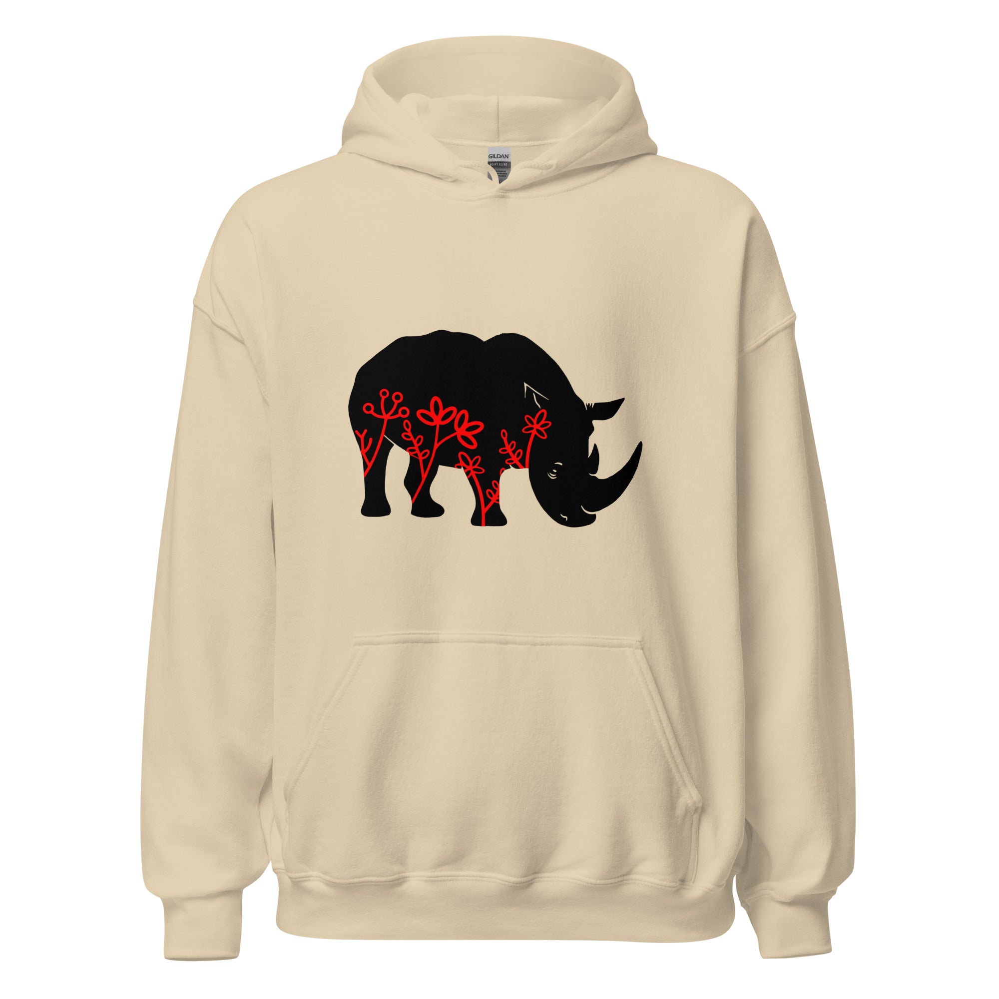 Unisex Hoodie- Rhino