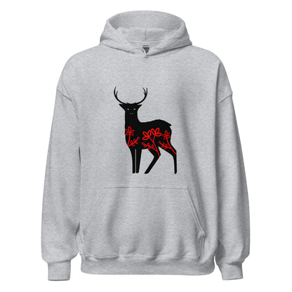 Unisex Hoodie- Reindeer
