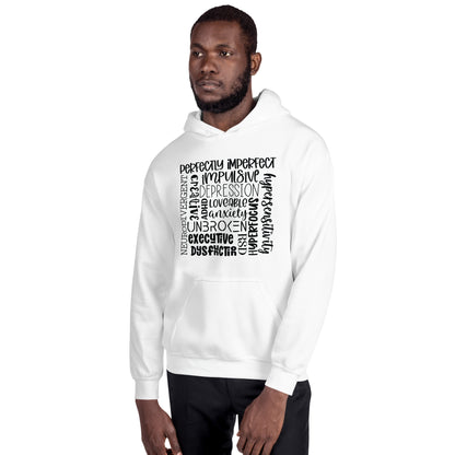 Unisex Hoodie- ADHD- Subway Art