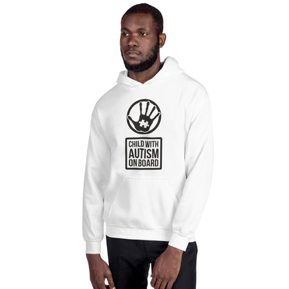 Unisex Hoodie- Child with Autism on Board