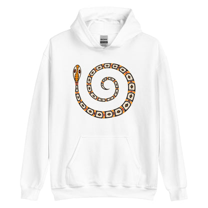 Unisex Hoodie- Australian Tribal Figure Snake