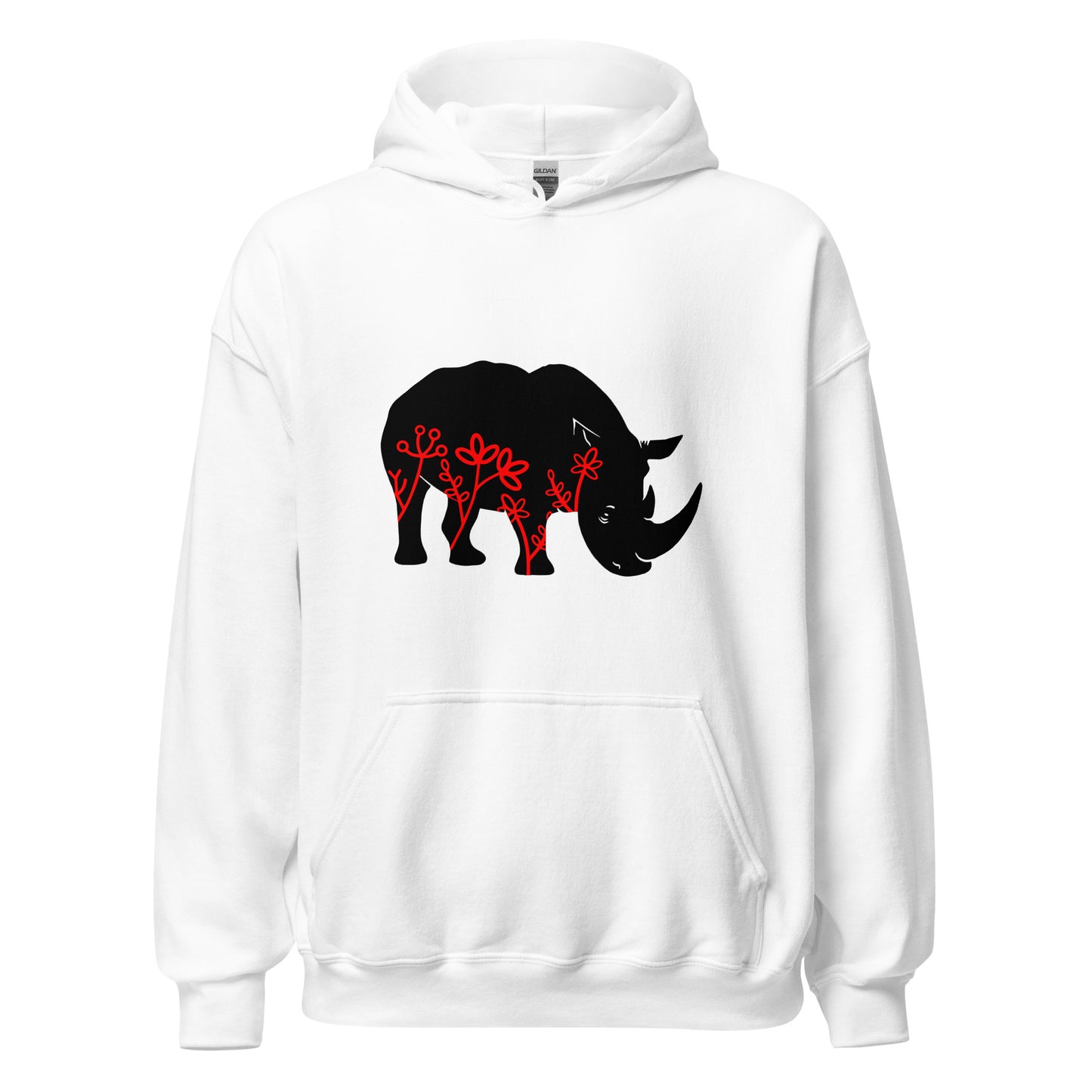 Unisex Hoodie- Rhino