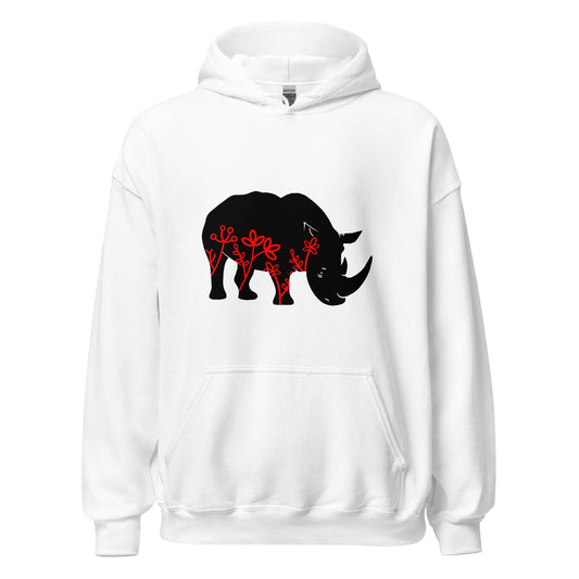 Unisex Hoodie- Rhino