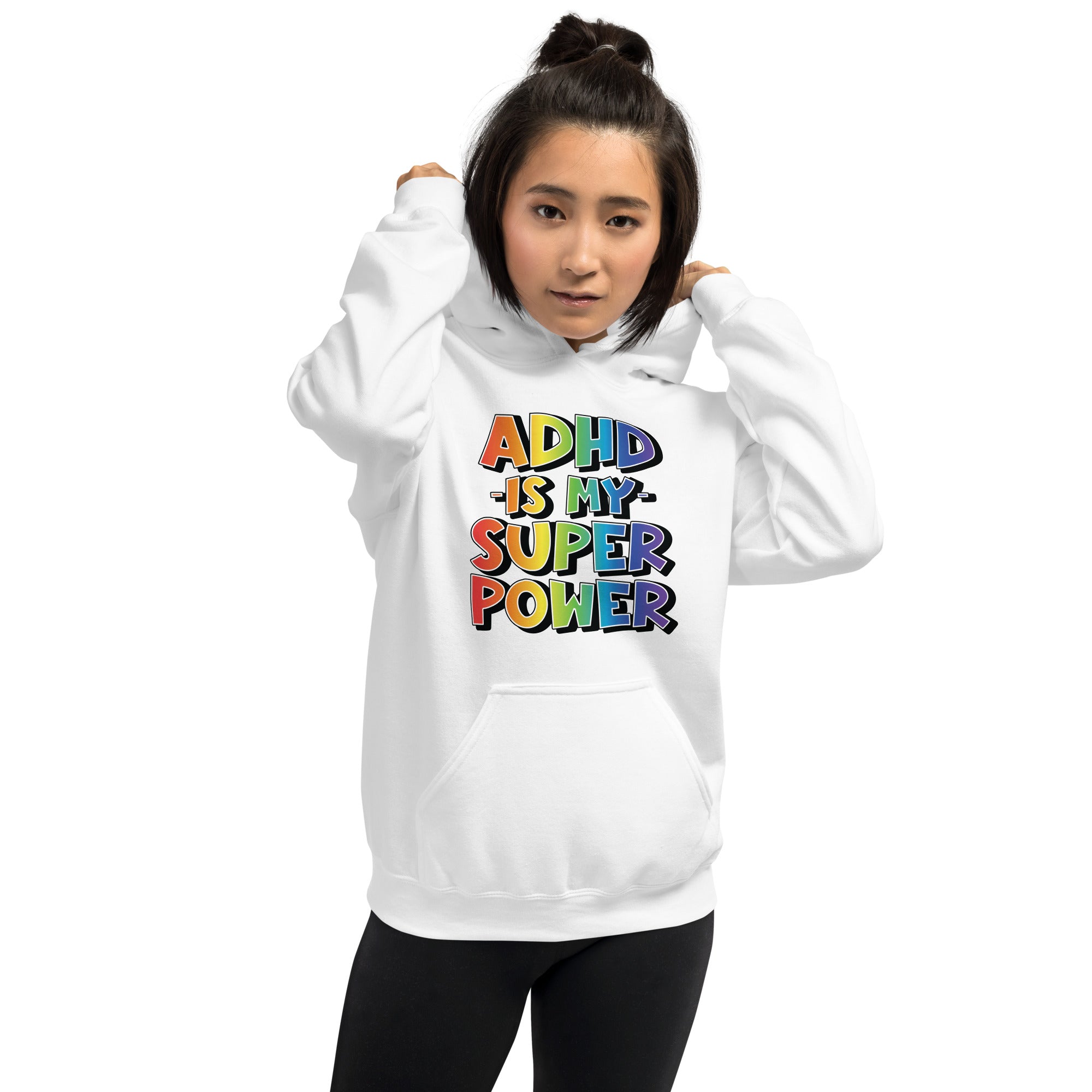 Unisex Hoodie- ADHD- Is My Super Power