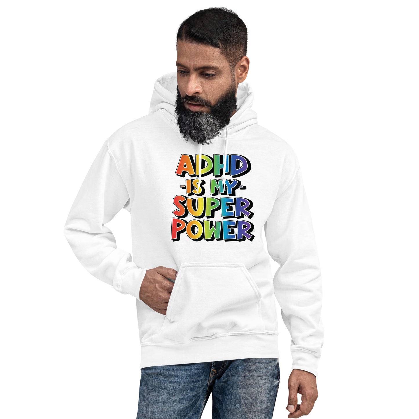 Unisex Hoodie- ADHD- Is My Super Power
