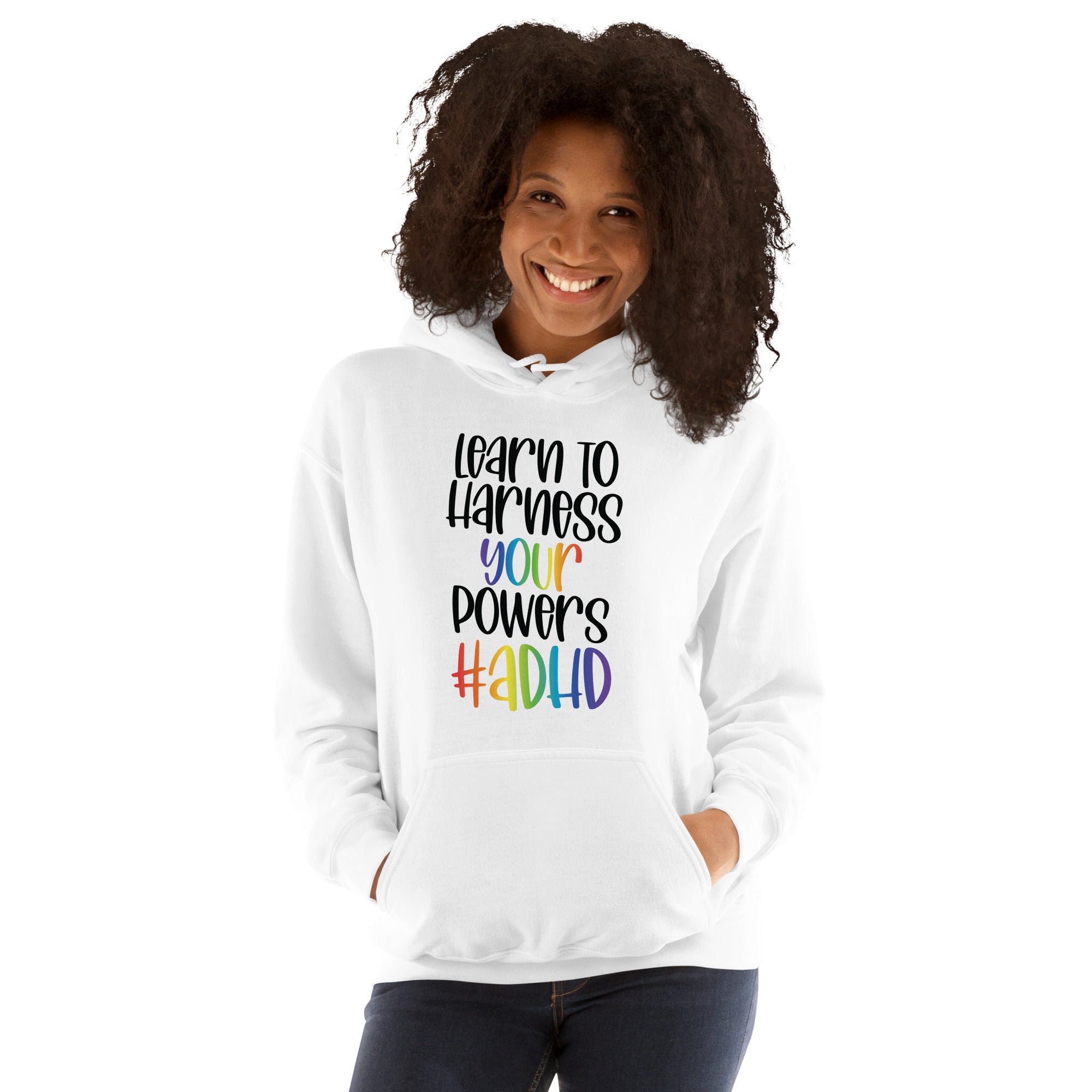 Unisex Hoodie- ADHD- Learn To Harness