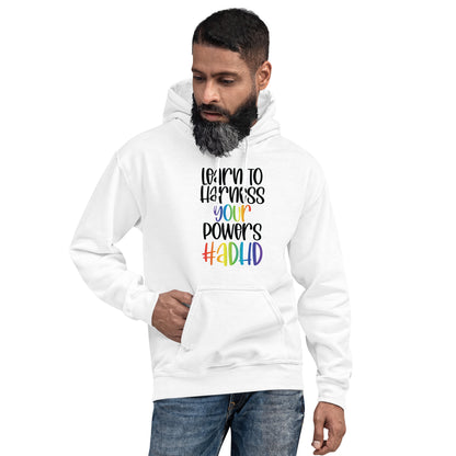 Unisex Hoodie- ADHD- Learn To Harness
