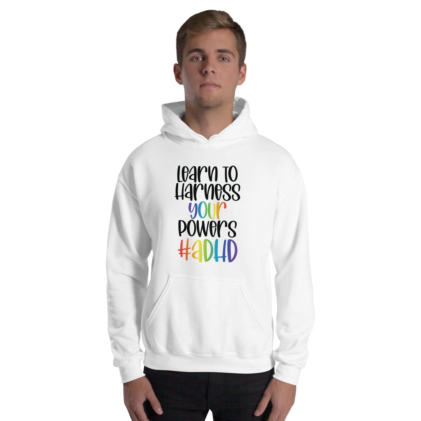 Unisex Hoodie- ADHD- Learn To Harness