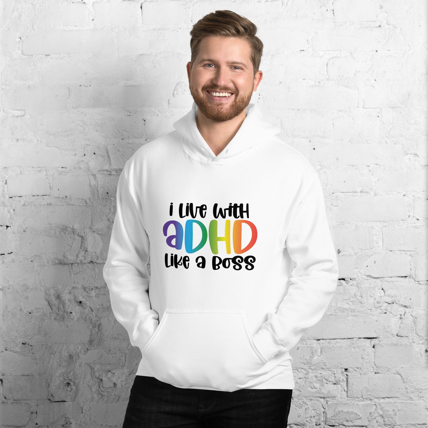 Unisex Hoodie- ADHD- Like A Boss