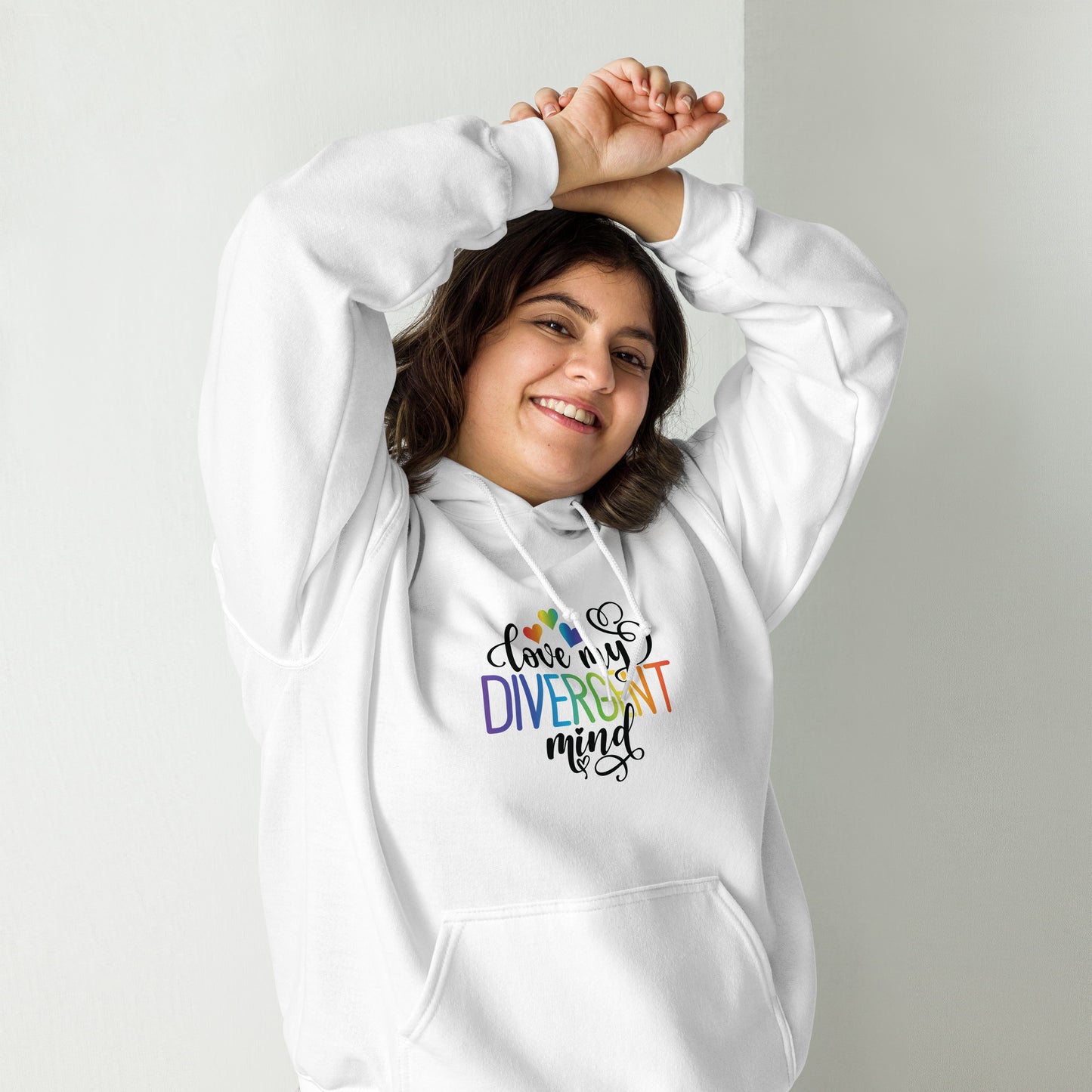 Unisex Hoodie- ADHD- Love My Divergent Mind