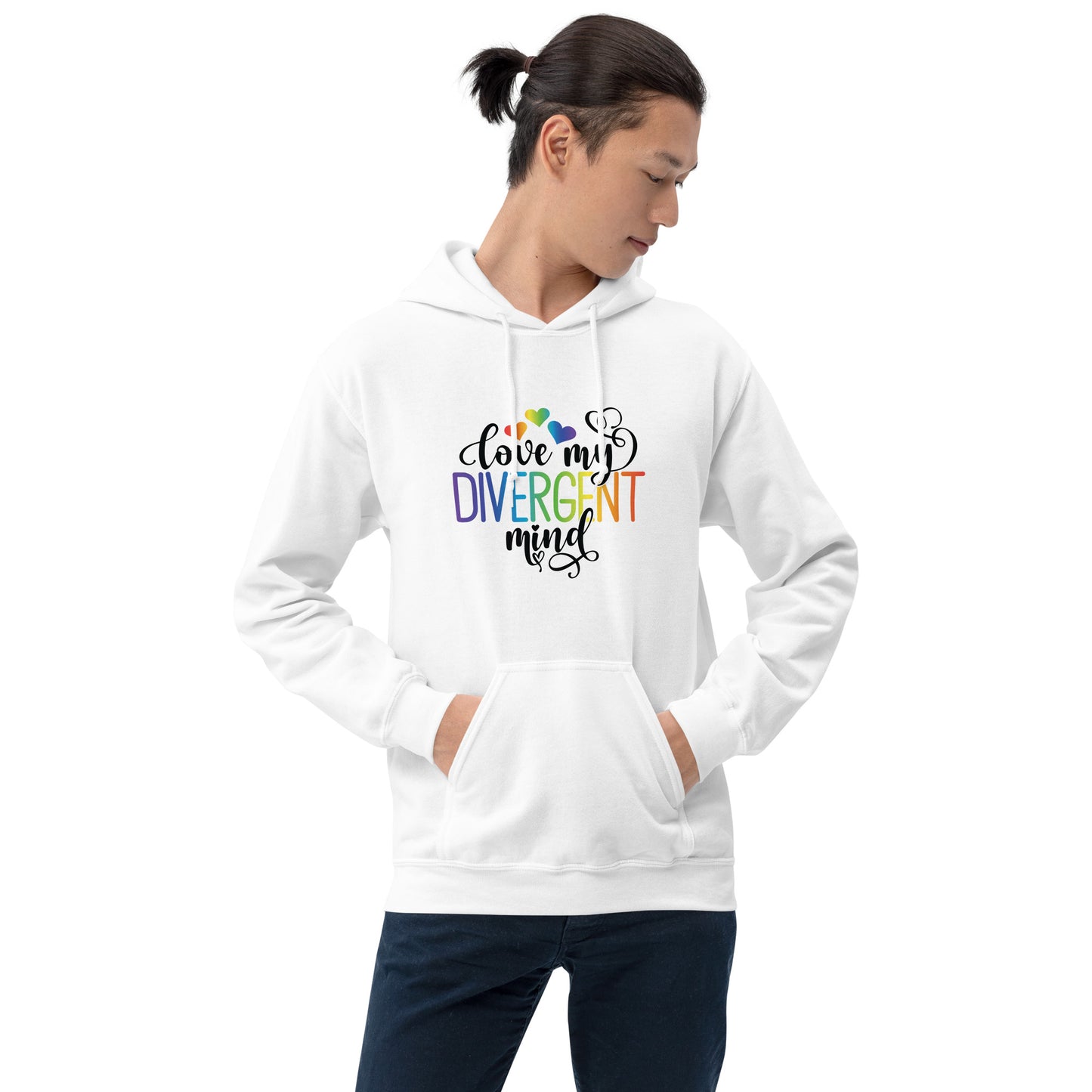 Unisex Hoodie- ADHD- Love My Divergent Mind