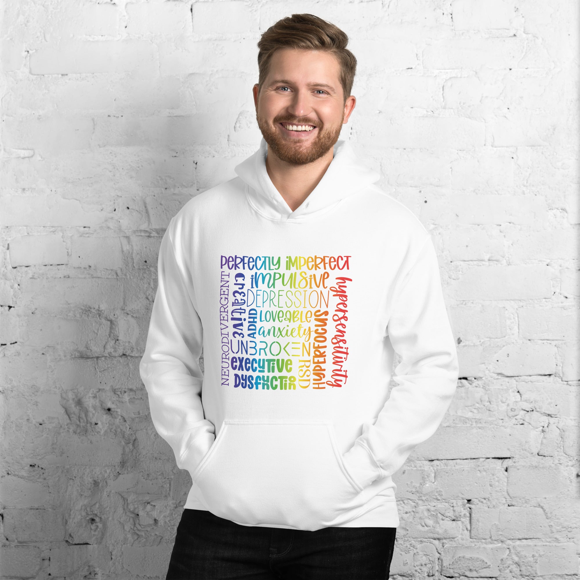 Unisex Hoodie- ADHD- Subway Art