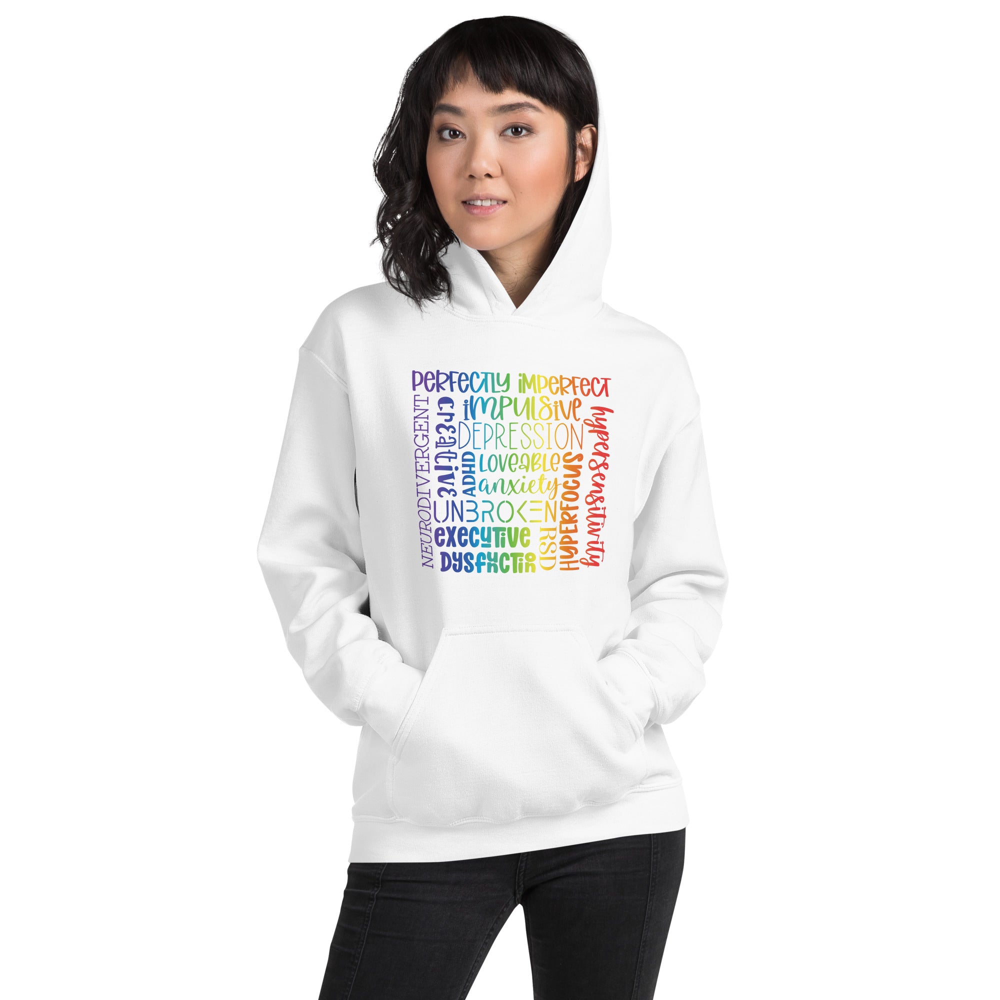 Unisex Hoodie- ADHD- Subway Art