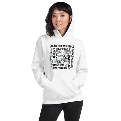 Unisex Hoodie- ADHD- Subway Art