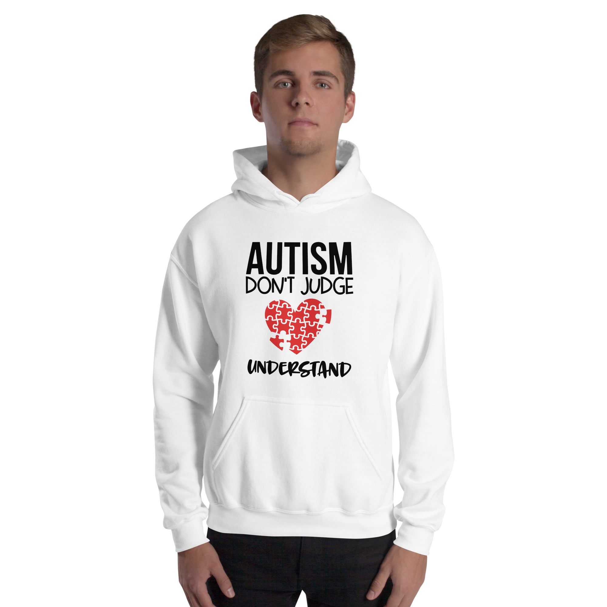 Unisex Hoodie- Autism don't judge understand