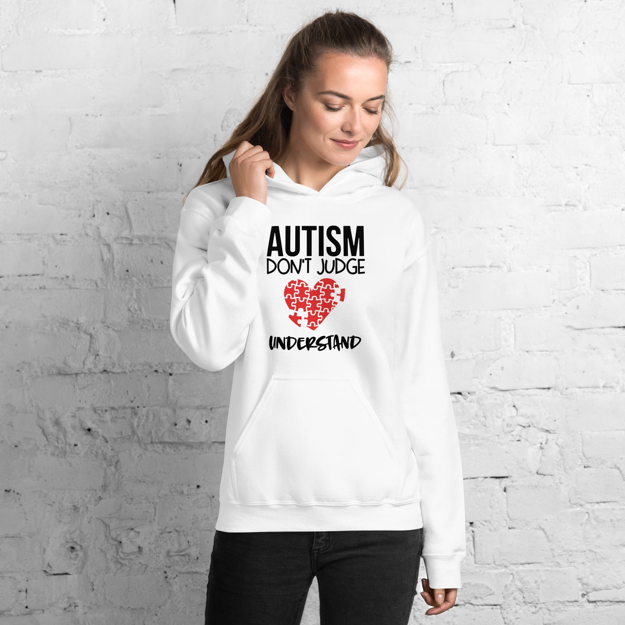 Unisex Hoodie- Autism don't judge understand