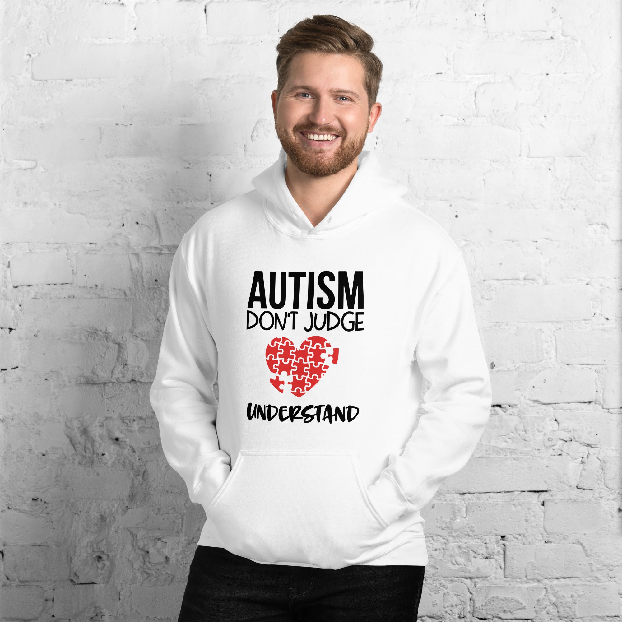 Unisex Hoodie- Autism don't judge understand