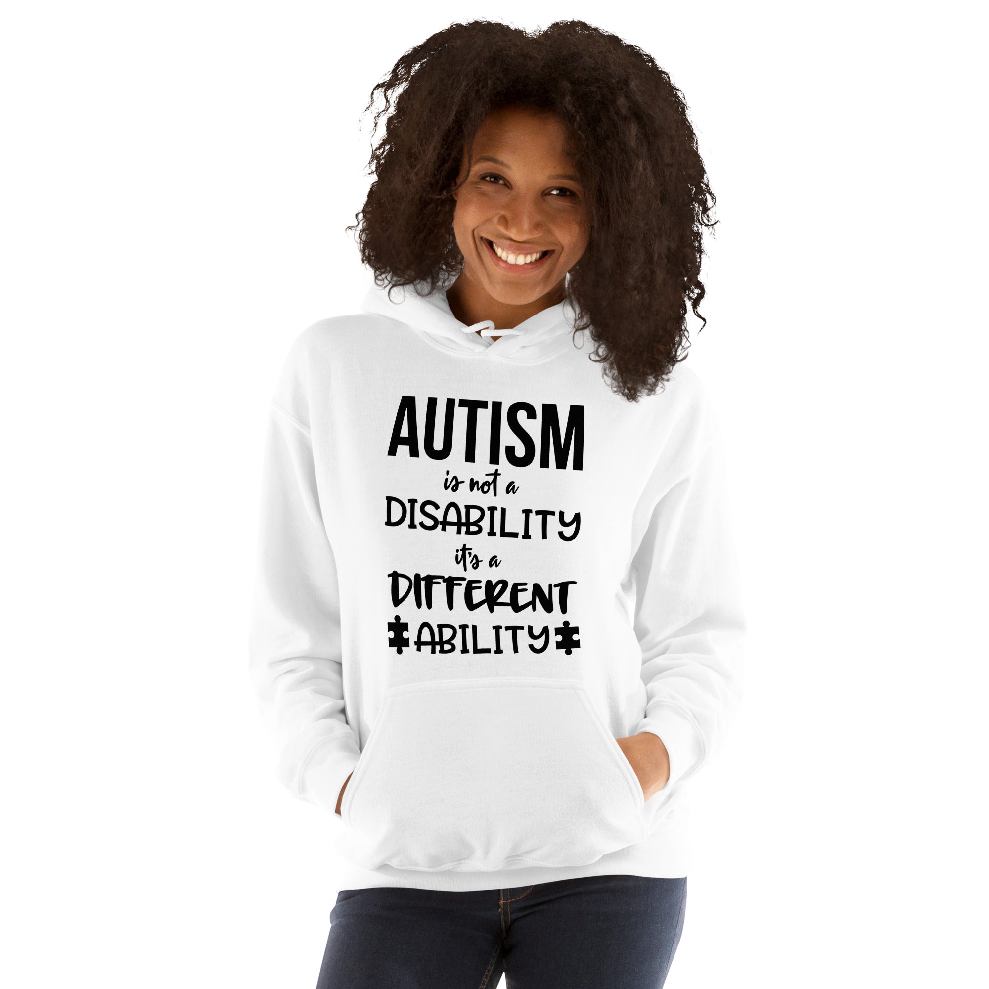 Unisex Hoodie- Autism is not a disability