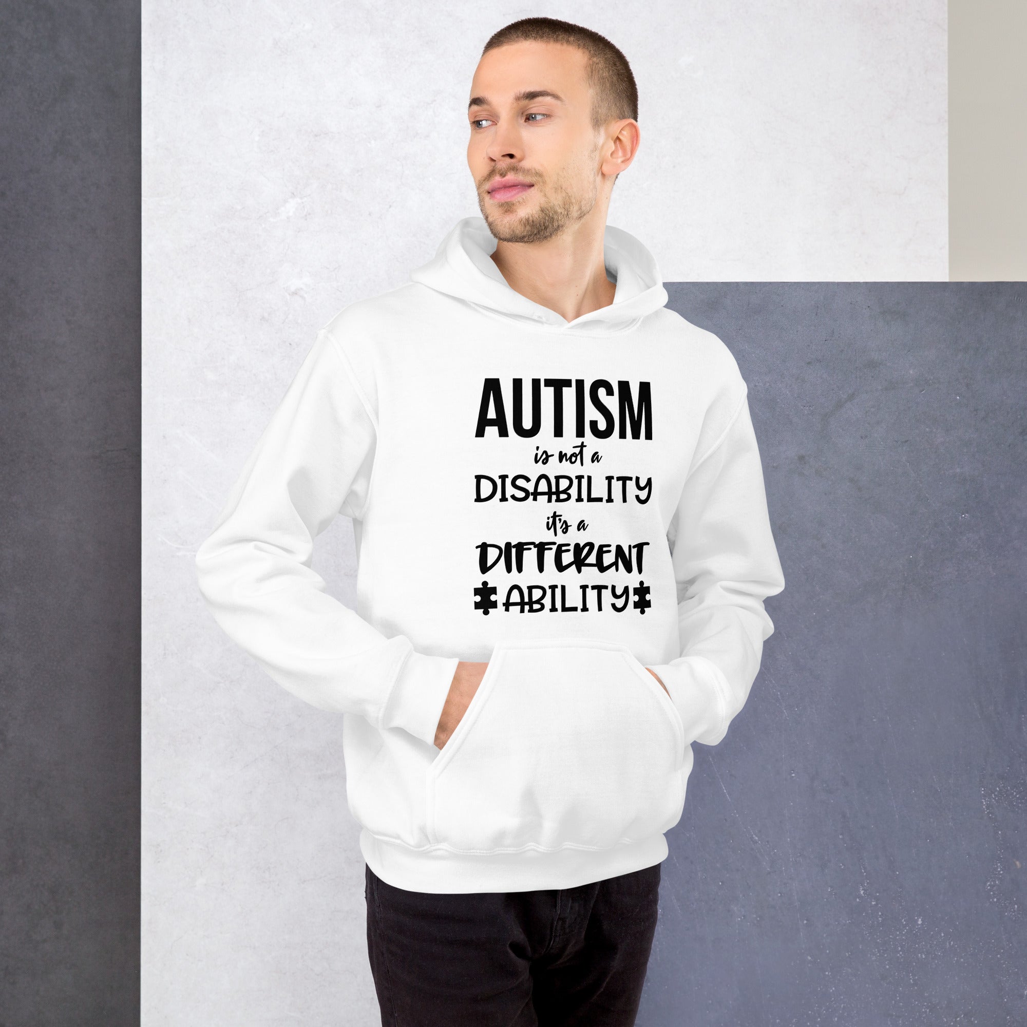 Unisex Hoodie- Autism is not a disability