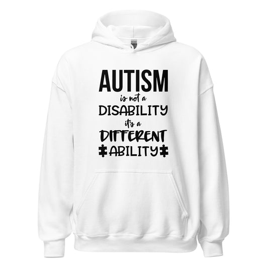 Unisex Hoodie- Autism is not a disability