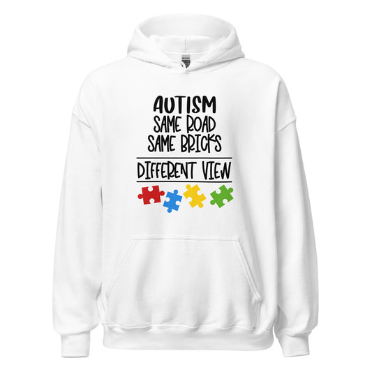 Unisex Hoodie- Autism Same Road