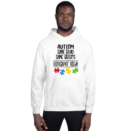 Unisex Hoodie- Autism Same Road
