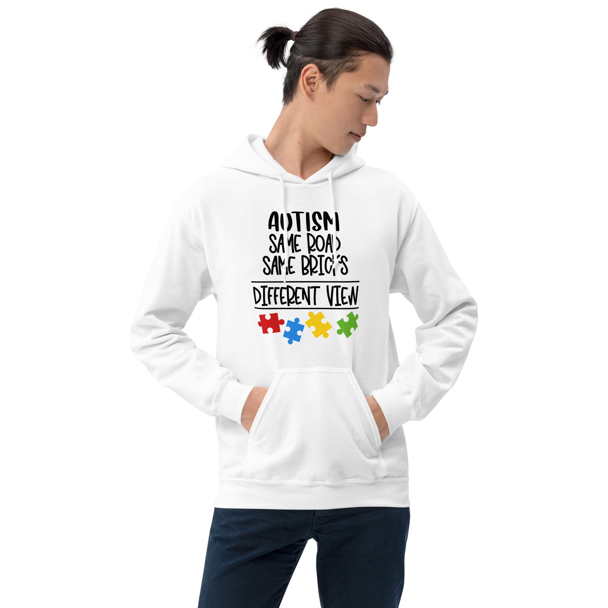 Unisex Hoodie- Autism Same Road