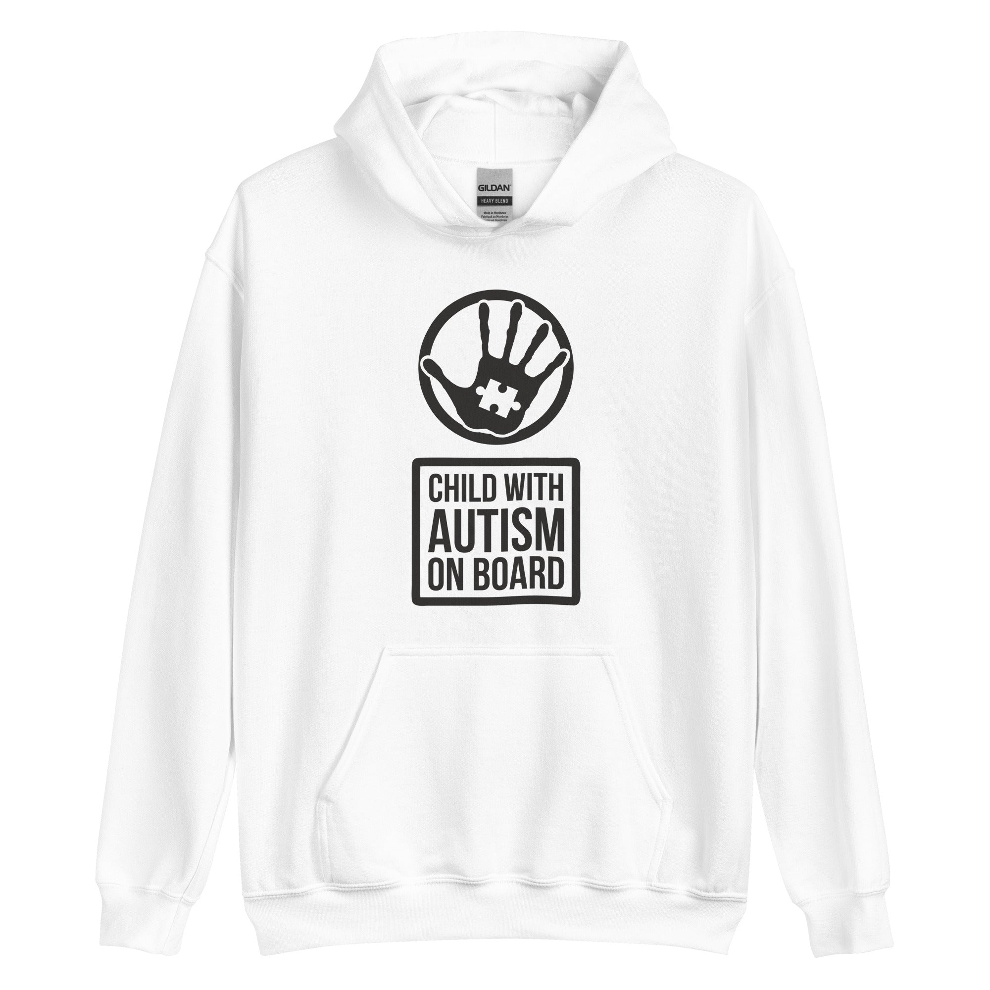 Unisex Hoodie- Child with Autism on Board