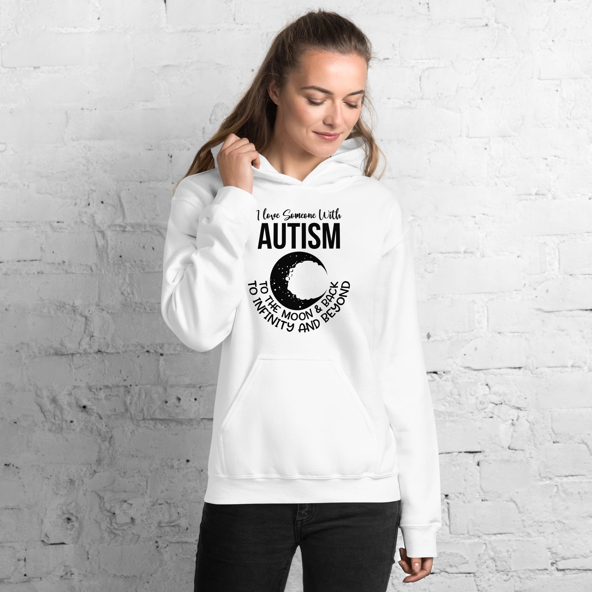 Unisex Hoodie- I love someone with autism