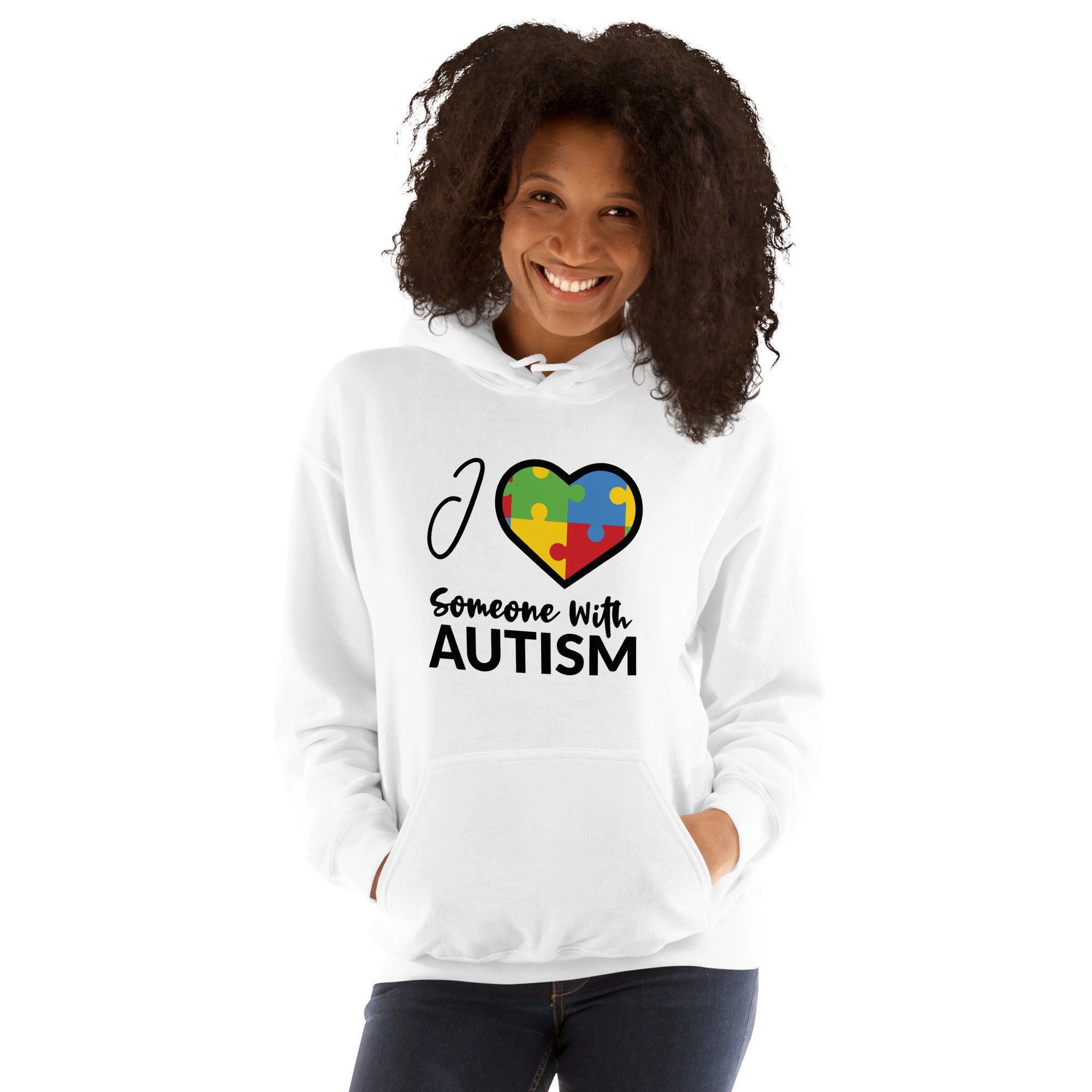 Unisex Hoodie- I Love Someone With Autism