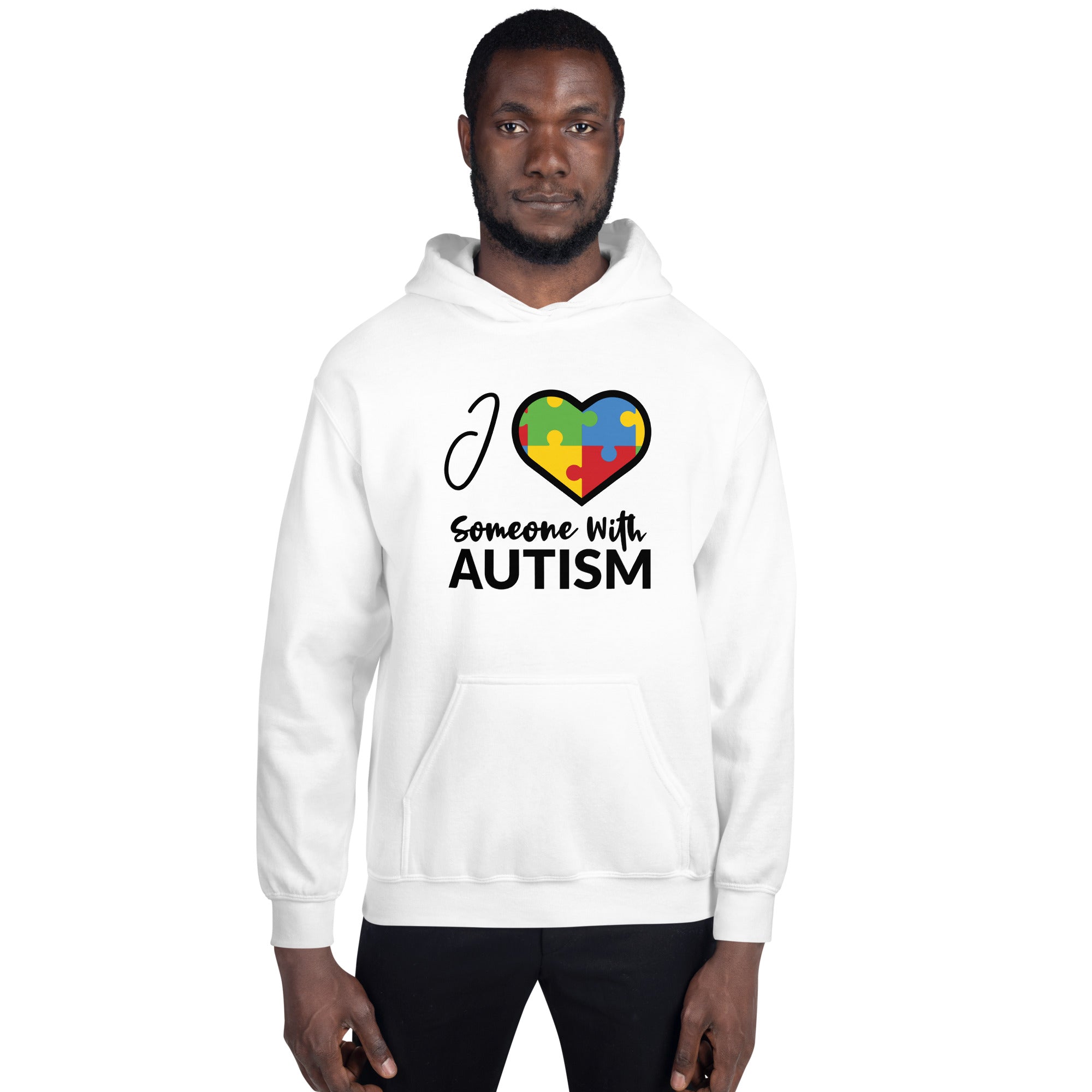 Unisex Hoodie- I Love Someone With Autism