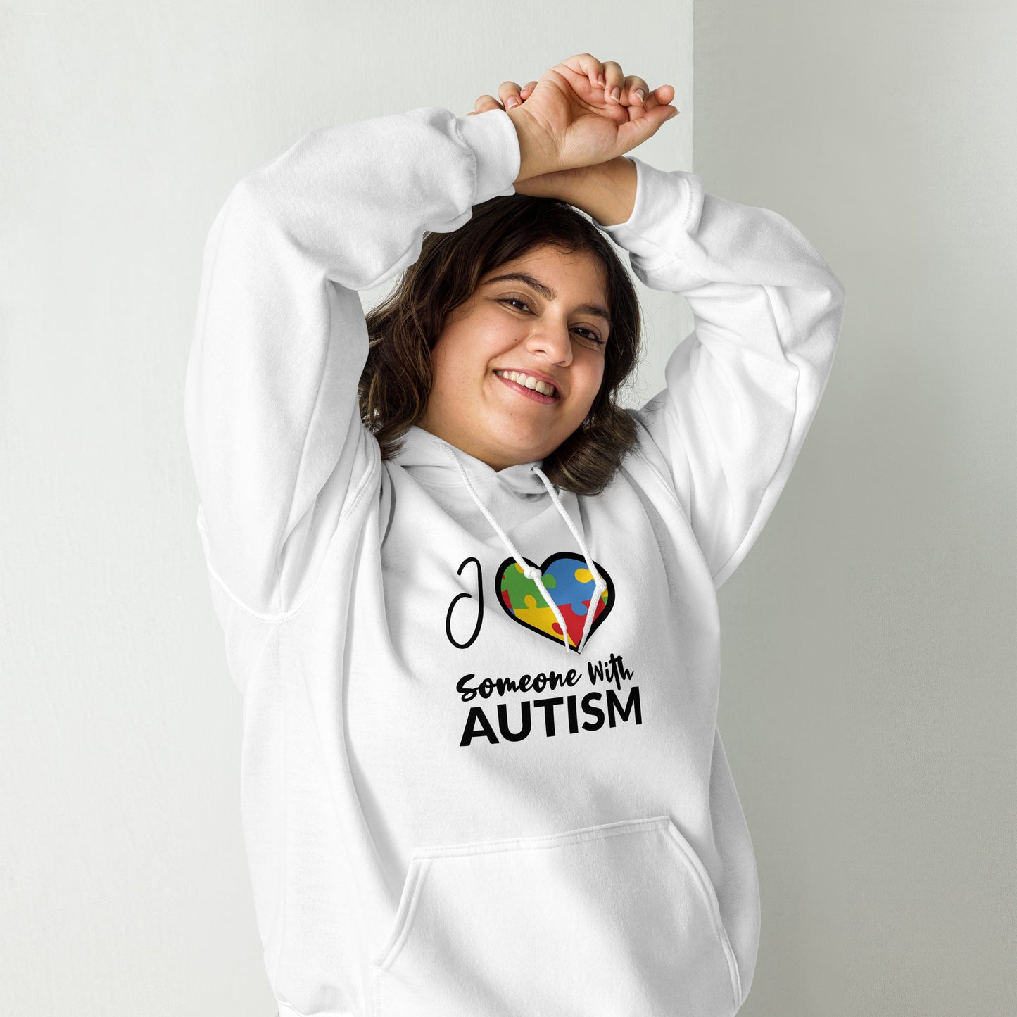 Unisex Hoodie- I Love Someone With Autism