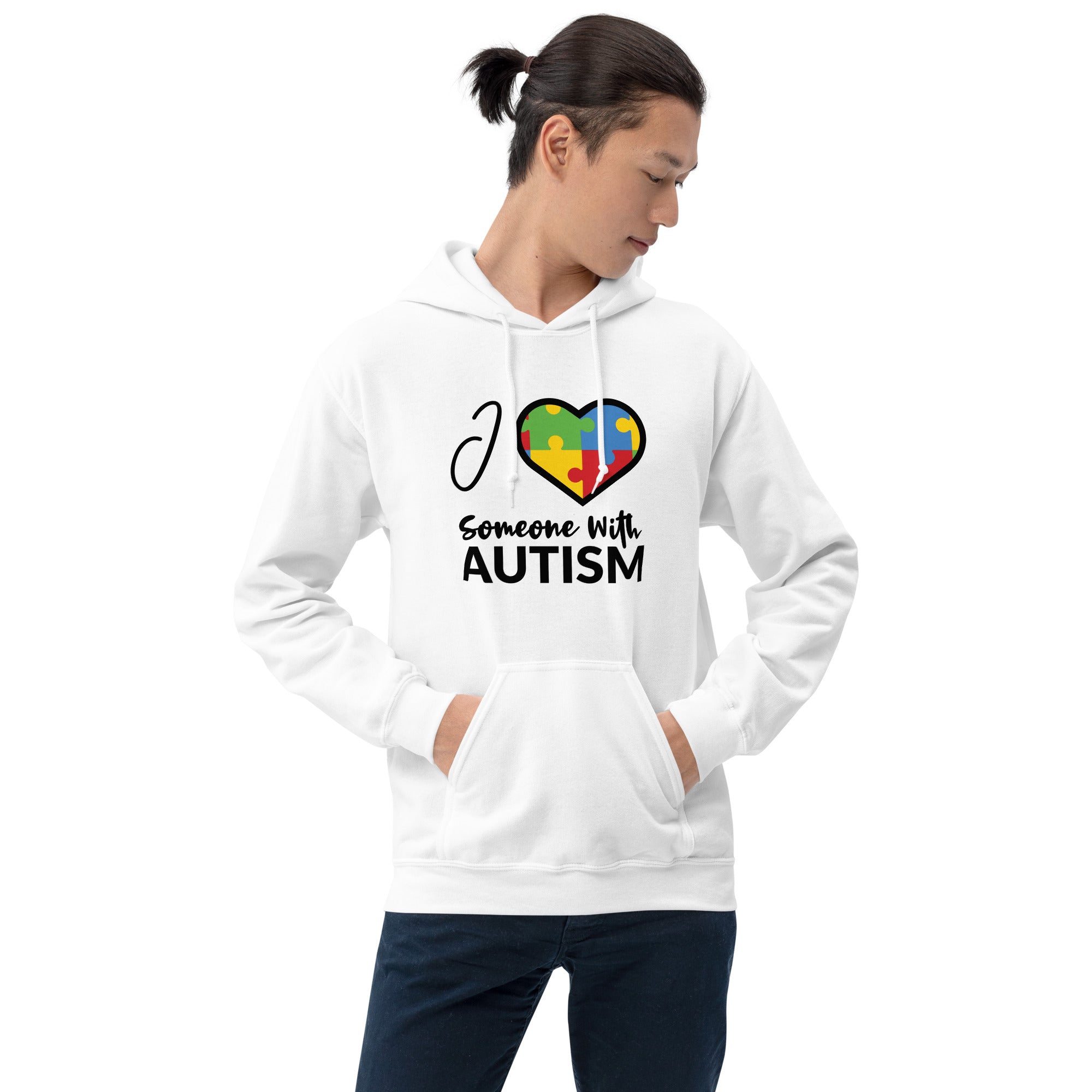 Unisex Hoodie- I Love Someone With Autism