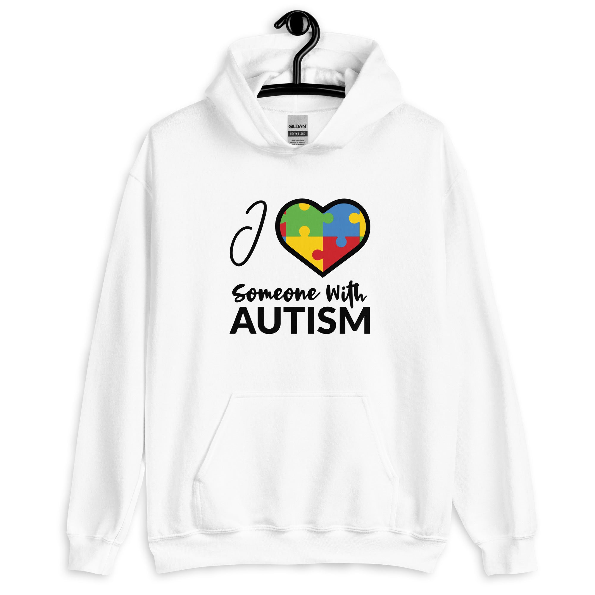 Unisex Hoodie- I Love Someone With Autism