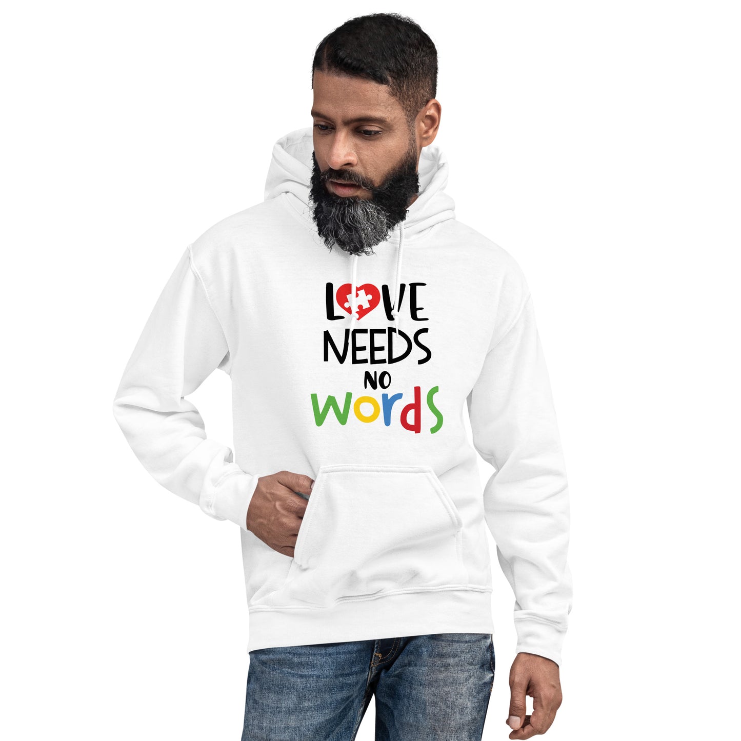 Unisex Hoodie- Love needs no words