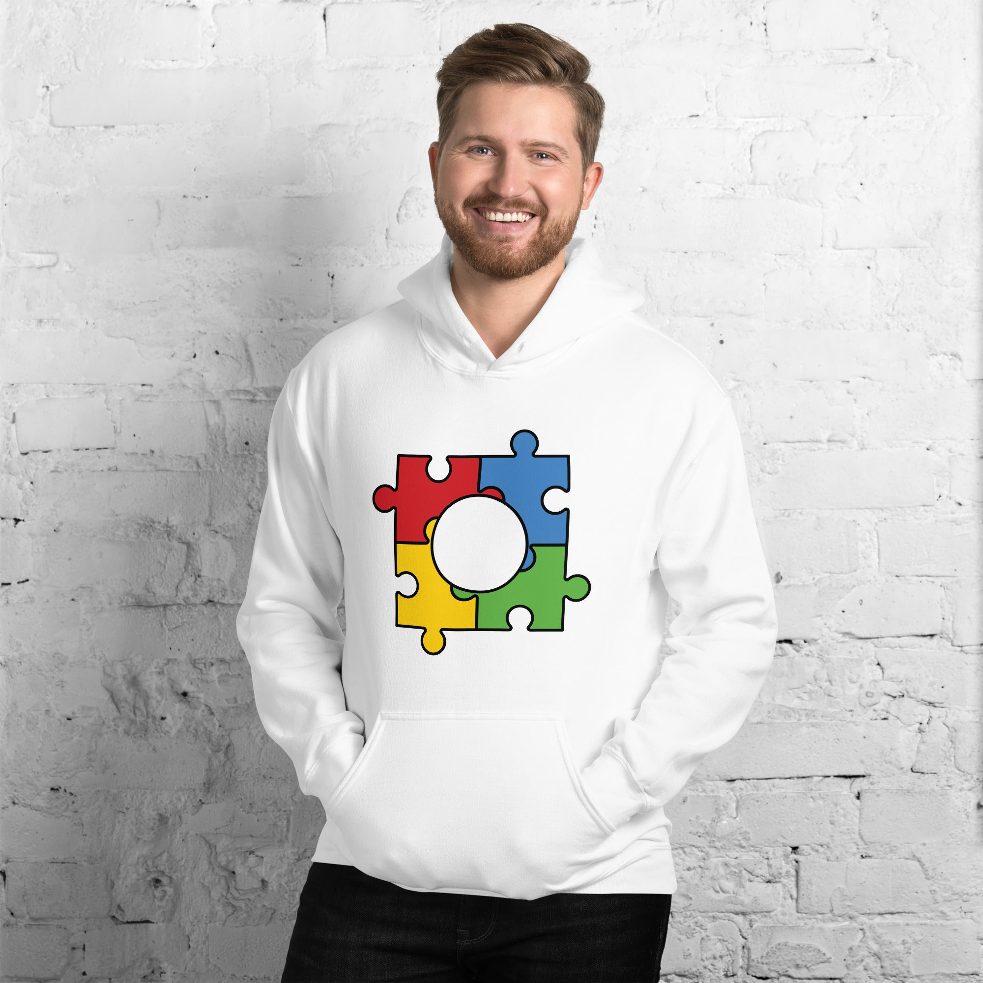 Unisex Hoodie- Puzzle