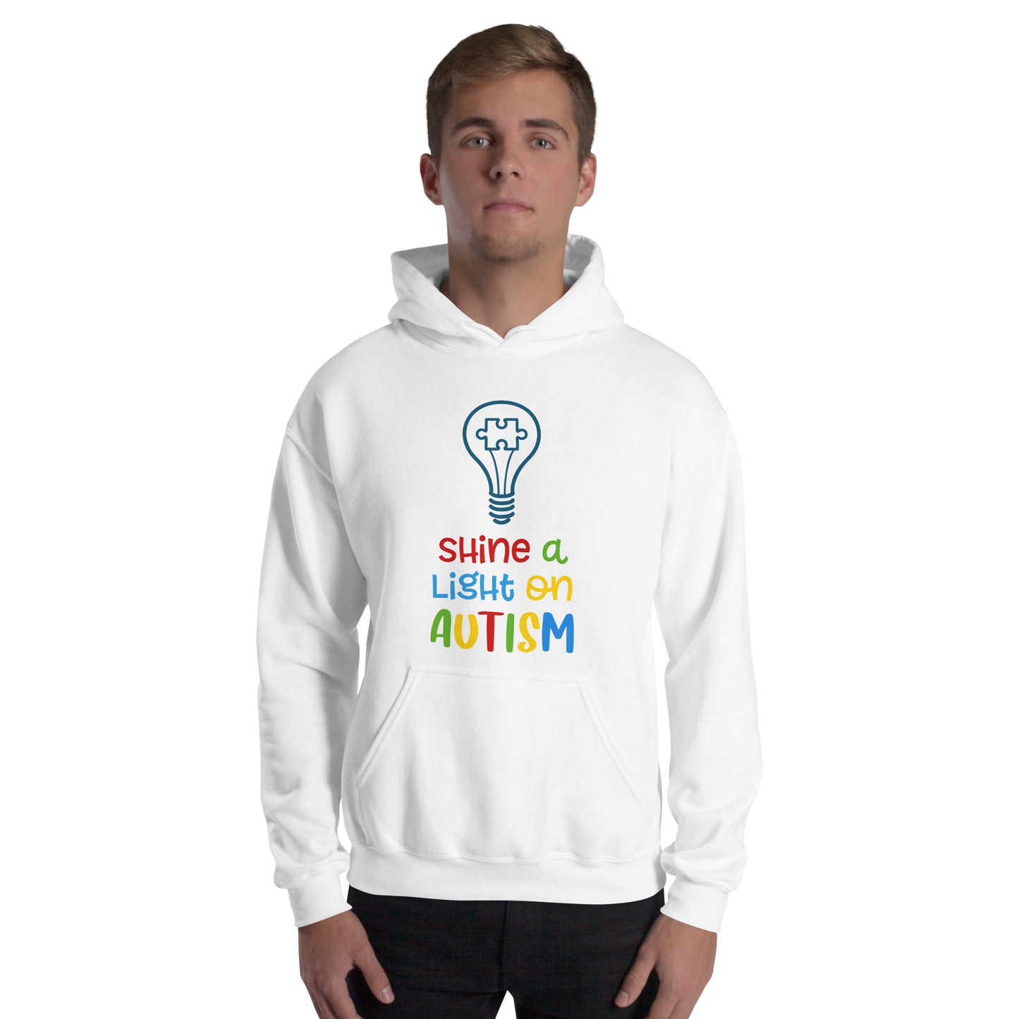 Unisex Hoodie- Shine a light on autism