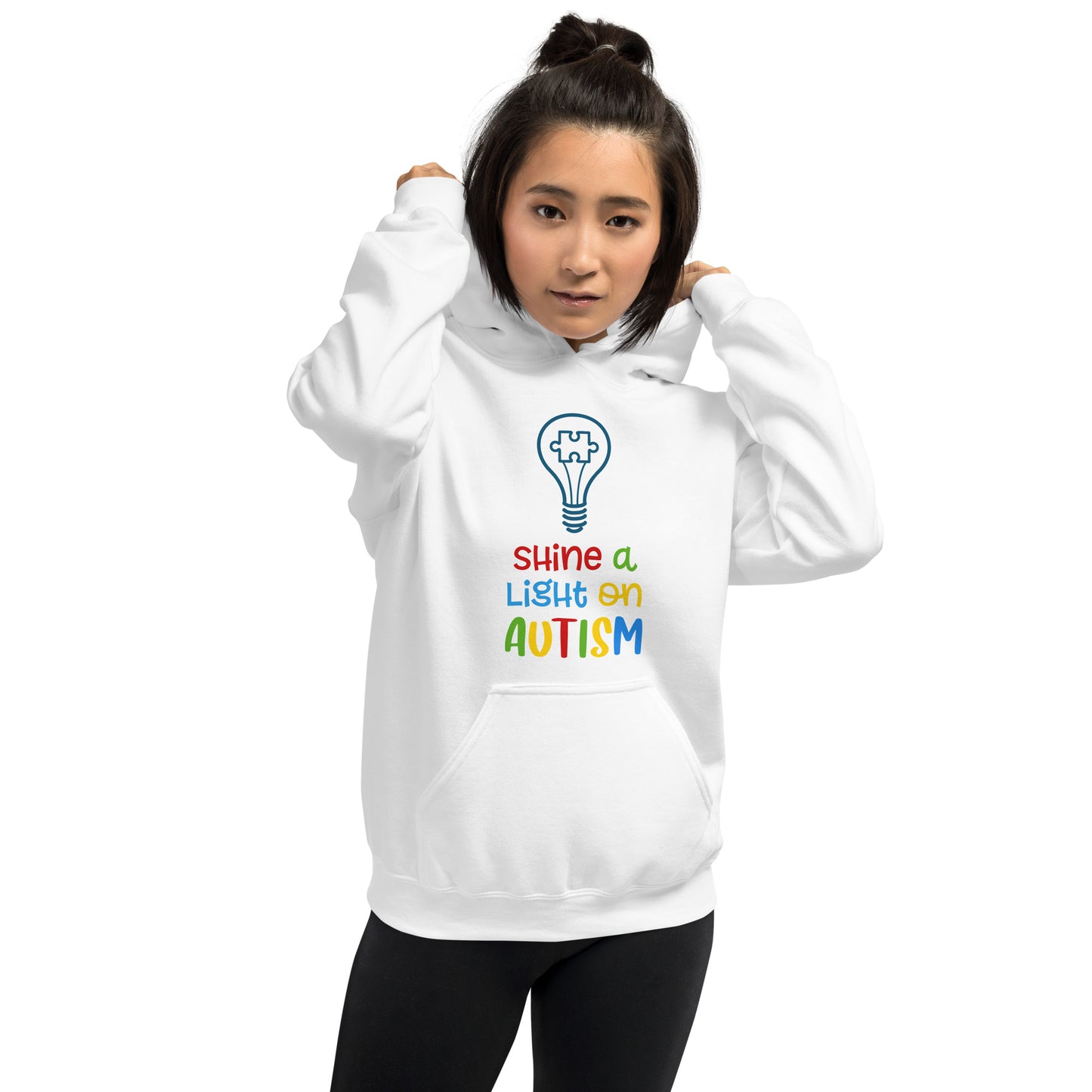 Unisex Hoodie- Shine a light on autism